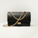  Chanel Classic 2.55 Handbag Aged Calfskin Gold-Tone Metal Shoulder Bag Classic Flap Bag Chanel Bag