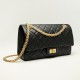  Chanel Classic 2.55 Handbag Aged Calfskin Gold-Tone Metal Shoulder Bag Classic Flap Bag Chanel Bag