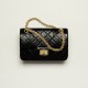 Mini Chanel Classic 2.55 Handbag Aged Calfskin Gold-Tone Metal Shoulder Bag Classic Flap Bag Chanel Bag