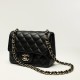 Chanel Mini Classic Handbag Lambskin Chanel Bag 13.5 × 17 × 8 cm