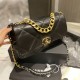 Chanel 19 Large Handbag Lambskin Classic Flap Bag Fashion Shoulder Bag Chanel Bag