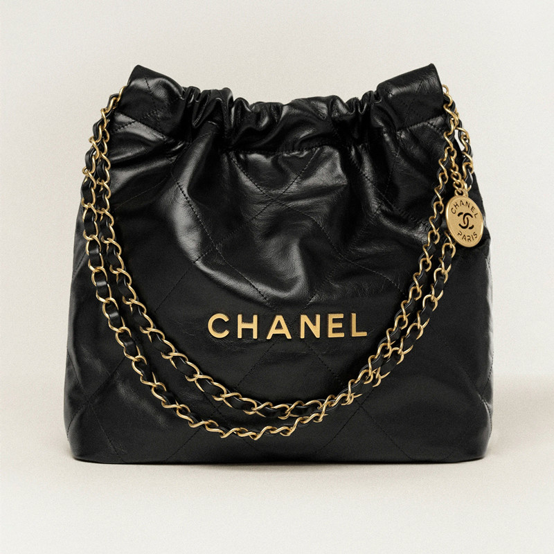 Chanel 22 Small Handbag Calfskin Shopping Bag Hobo bag