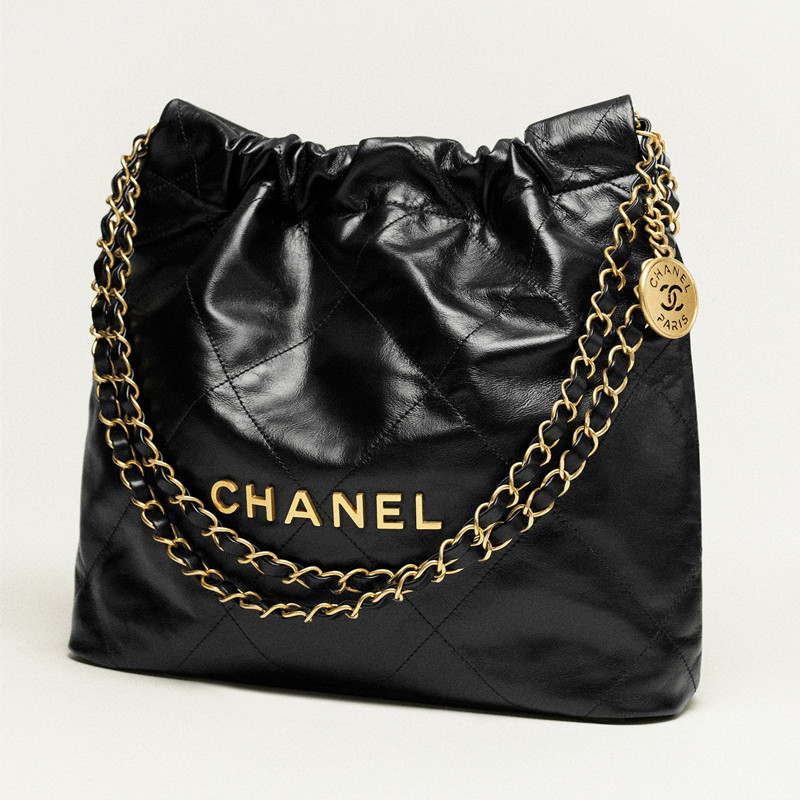 Chanel 22 Small Handbag Calfskin Shopping Bag Hobo bag