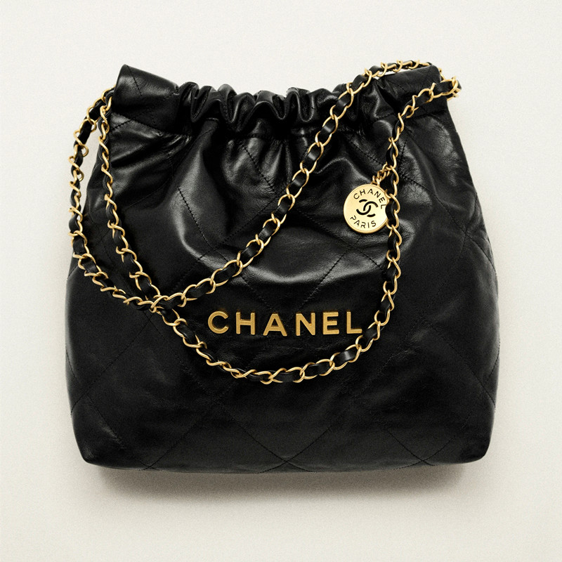 Chanel 22 Small Handbag Calfskin Shopping Bag Hobo bag