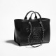 Chanel Large Shopping Bag Calfskin Shoulder Bag Open pocket Chanel bag Tote bag