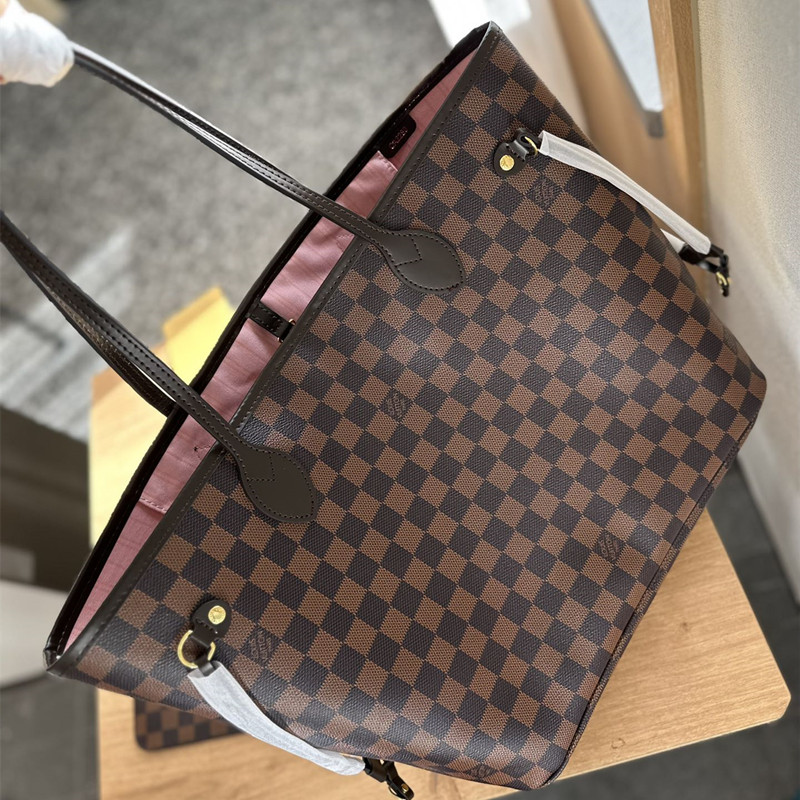 Louis Vuitton Neverfull Damier Ebene Large Shopping Bag Classic Tote bag