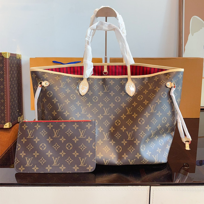 Louis Vuitton Neverfull Monogram Large Shopping Bag Classic Tote bag