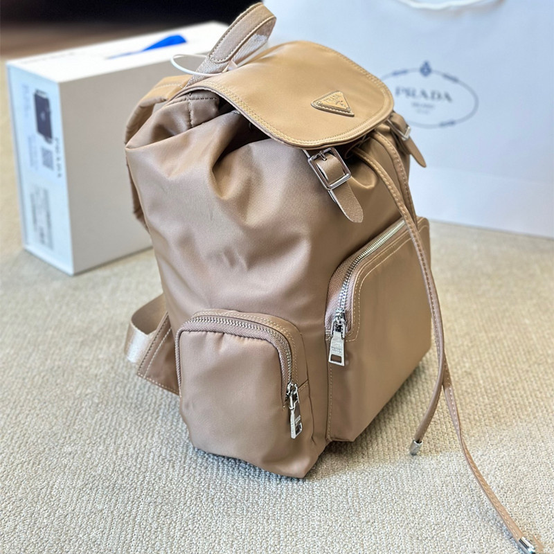 Prada Beige Small Backpack Fashion backpack