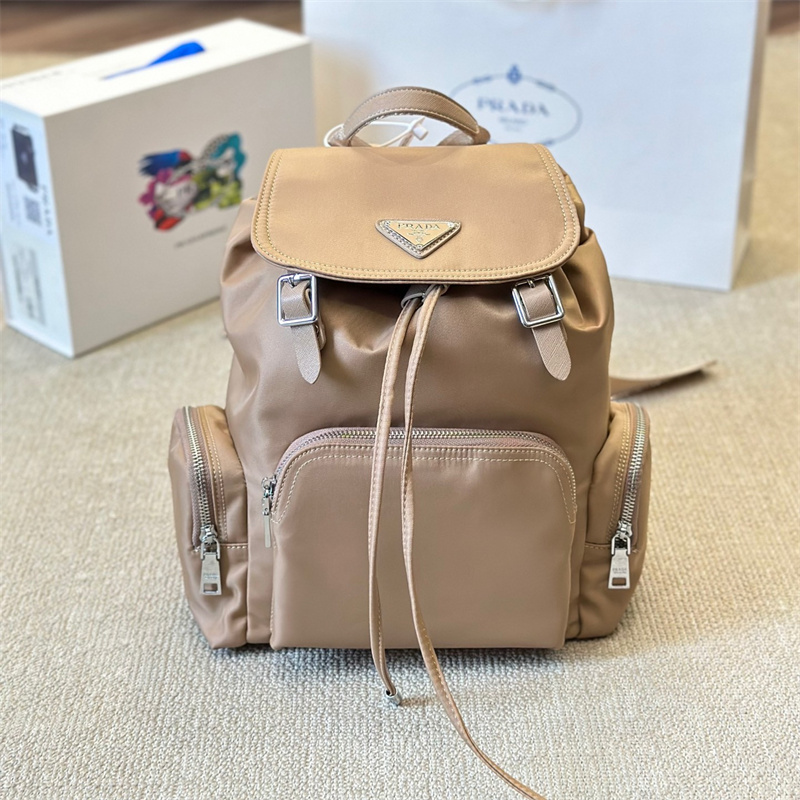 Prada Beige Small Backpack Fashion backpack